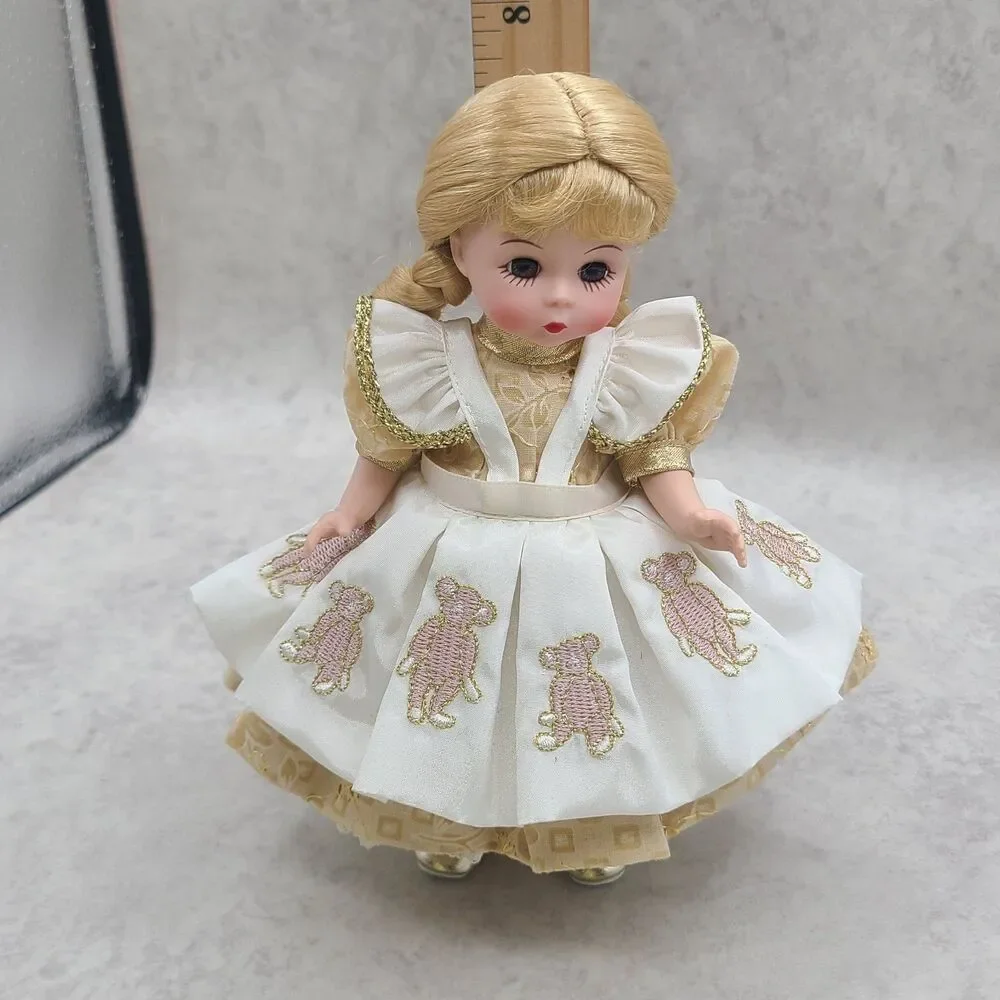 Madame Alexander 2004 Christmas Bear Doll 7 Inch With Lenox Bear Ornament #38535